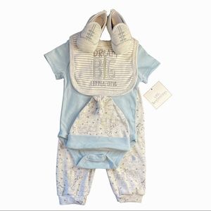NWT 5-Piece Little Beginnings “Dream Big Little One” Matching Set 3-6M
